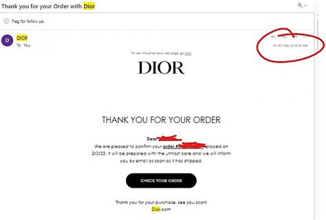 dior order check|Dior beauty order tracker.